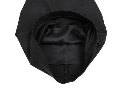 Yohji Yamamoto FEMME F/W 05 Wool Pocket Skirt Black Size 1