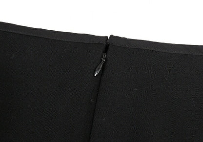Yohji Yamamoto FEMME F/W 05 Wool Pocket Skirt Black Size 1