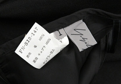 Yohji Yamamoto FEMME F/W 05 Wool Pocket Skirt Black Size 1