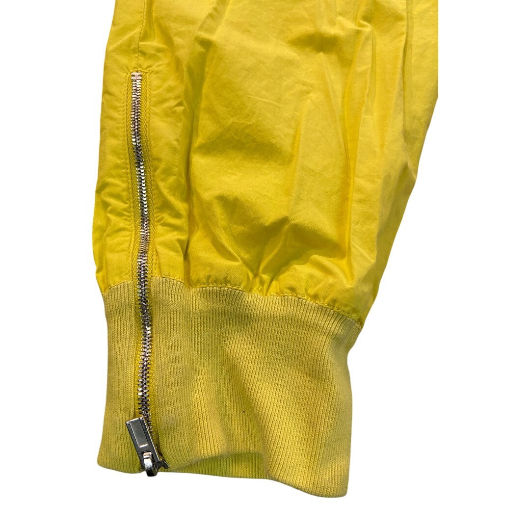 HERMES Vibrant Yellow Luxurious Jogger Pants Size 32