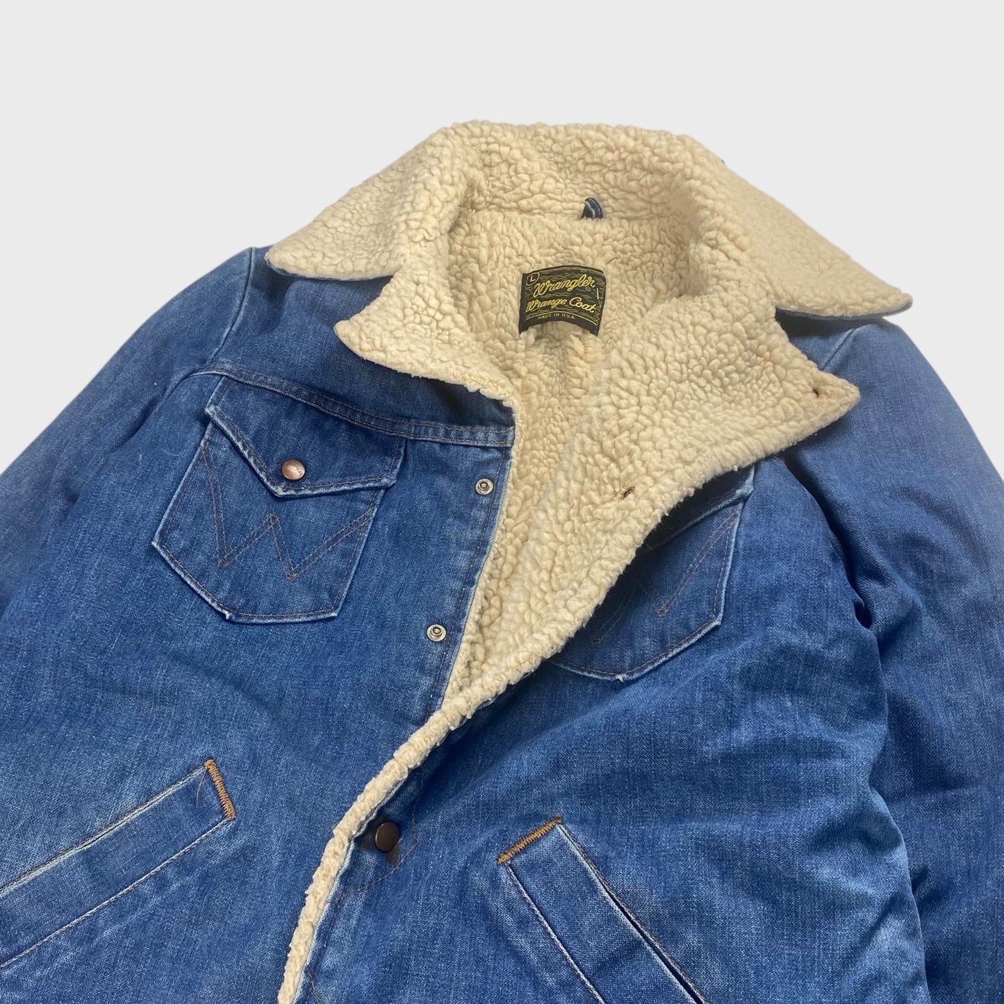 Wrangler 70s Denim Coat Size L