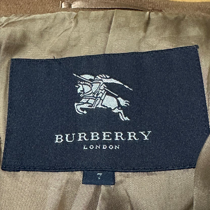 Burberry 00s Brown 100% Cashmere Balmacaan Coat