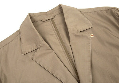 Papas Cotton Poly Spring Coat Mocha Size 50L