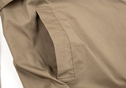 Papas Cotton Poly Spring Coat Mocha Size 50L