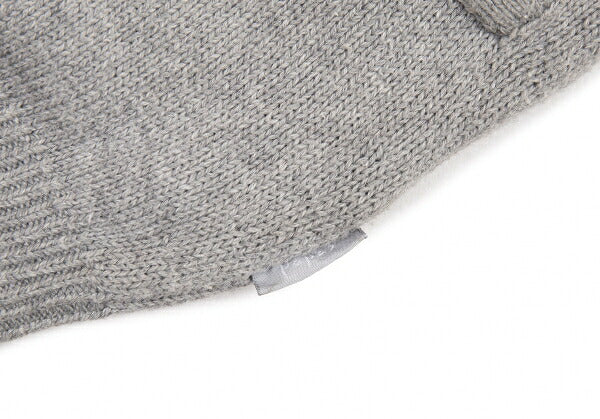 Papas Gray Logo Embroidered Cotton Knit Vest Size M