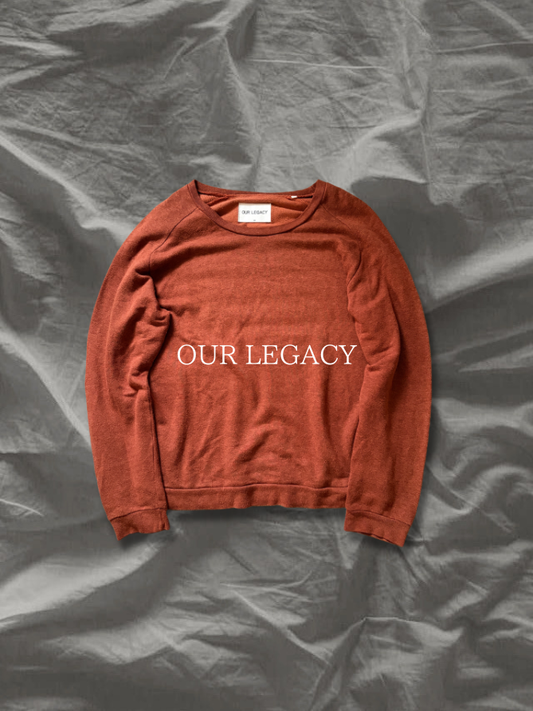 OUR LEGACY 2020s Cotton Silk Raglan Sweat Oversized Size M