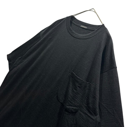 COMOLI 24SS Summer Wool Short T-Shirt Charcoal Size 2