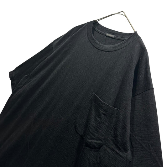 COMOLI 24SS Summer Wool Short T-Shirt Charcoal Size 2