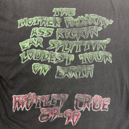 MÖTLEY CRÜE 80s 90s Dr. Feelgood Tour BROCKUM T-Shirt Size L