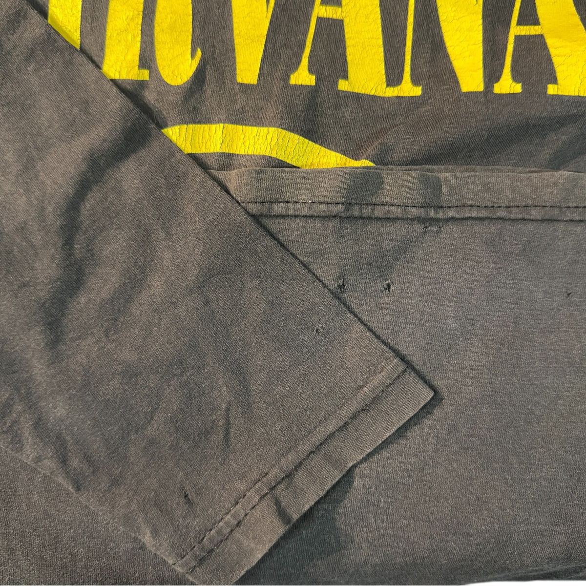 SMILE Y2K Nirvana Smile Logo Long Sleeve T-Shirt Morocco Size L