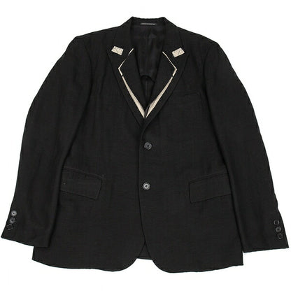 Yohji Yamamoto POUR HOMME 09SS Basting Jacket Black Size 4