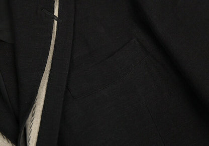 Yohji Yamamoto POUR HOMME 09SS Basting Jacket Black Size 4