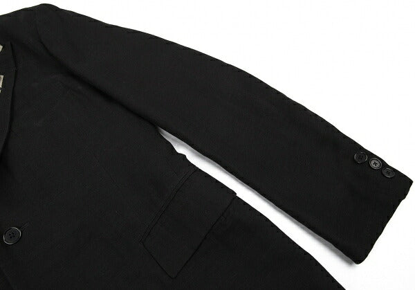Yohji Yamamoto POUR HOMME 09SS Basting Jacket Black Size 4