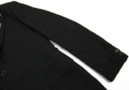 Yohji Yamamoto POUR HOMME 09SS Basting Jacket Black Size 4