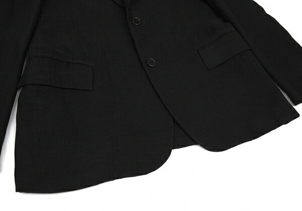 Yohji Yamamoto POUR HOMME 09SS Basting Jacket Black Size 4