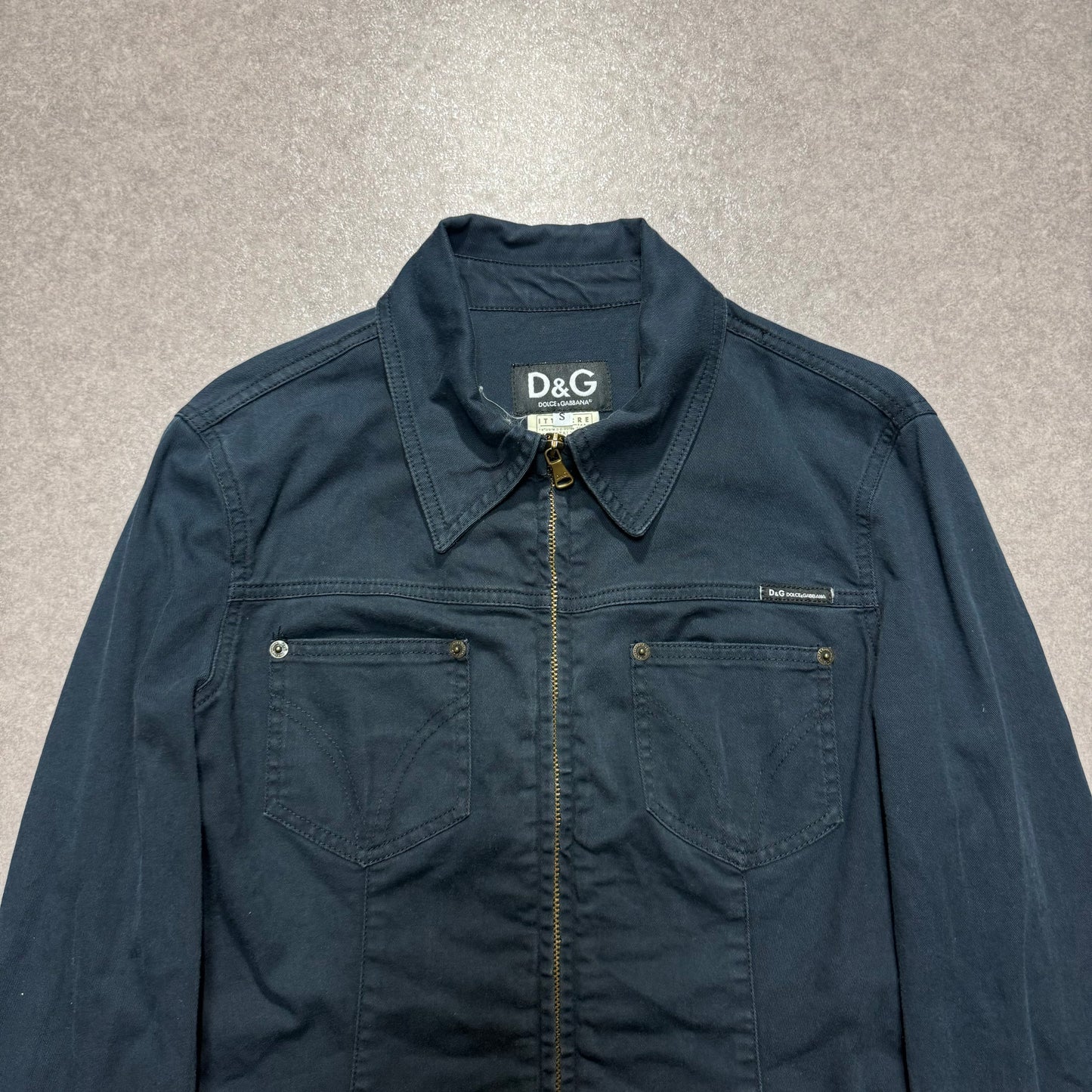 Dolce & Gabbana Blue Long Sleeve Shirt Size XS