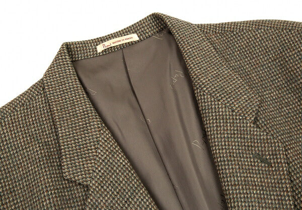 Papas MAGEE Wool Tweed Jacket Khaki Size M46