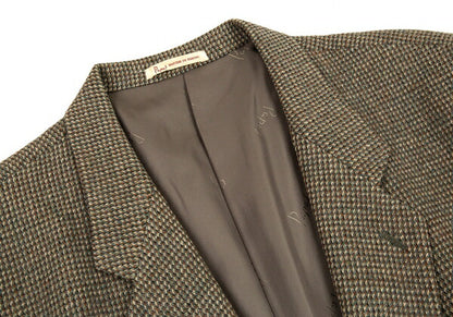 Papas MAGEE Wool Tweed Jacket Khaki Size M46