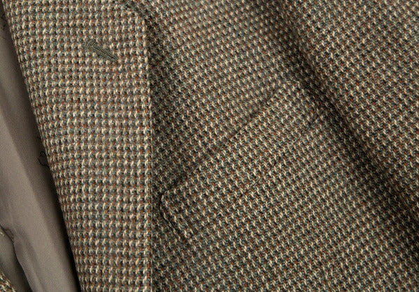 Papas MAGEE Wool Tweed Jacket Khaki Size M46