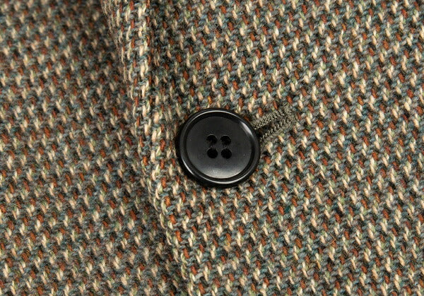 Papas MAGEE Wool Tweed Jacket Khaki Size M46
