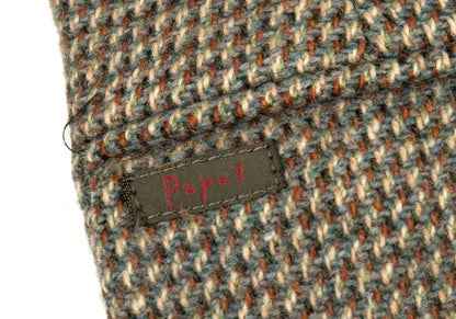 Papas MAGEE Wool Tweed Jacket Khaki Size M46
