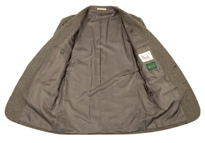 Papas MAGEE Wool Tweed Jacket Khaki Size M46