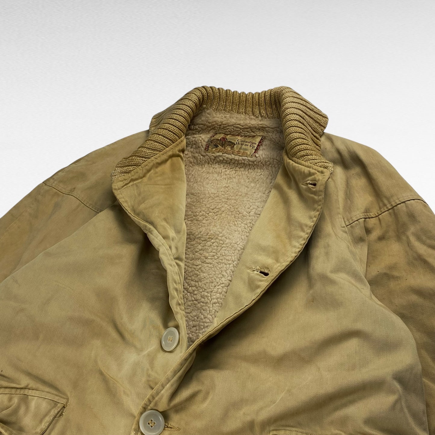 MCGREGOR 60s Made in USA Shawl Collar Pharaoh Coat Size XL