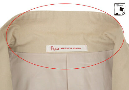 Papas Cotton 3-Patch Jacket Beige Size L48