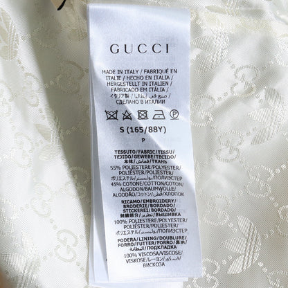 GUCCI × ADIDAS Cotton Jersey Track Jacket Brown Size S