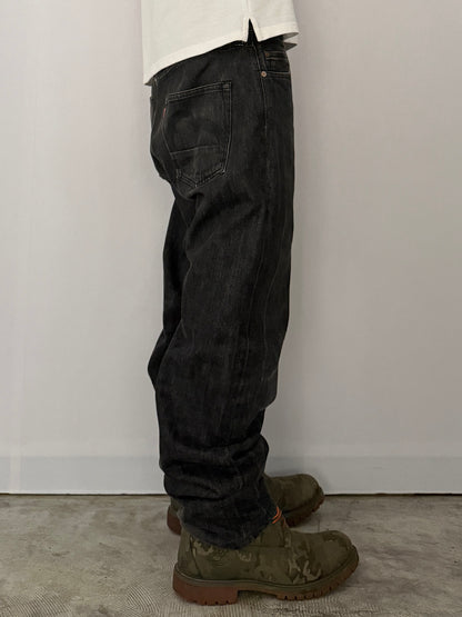 Evisu Black Denim Jeans Size 32