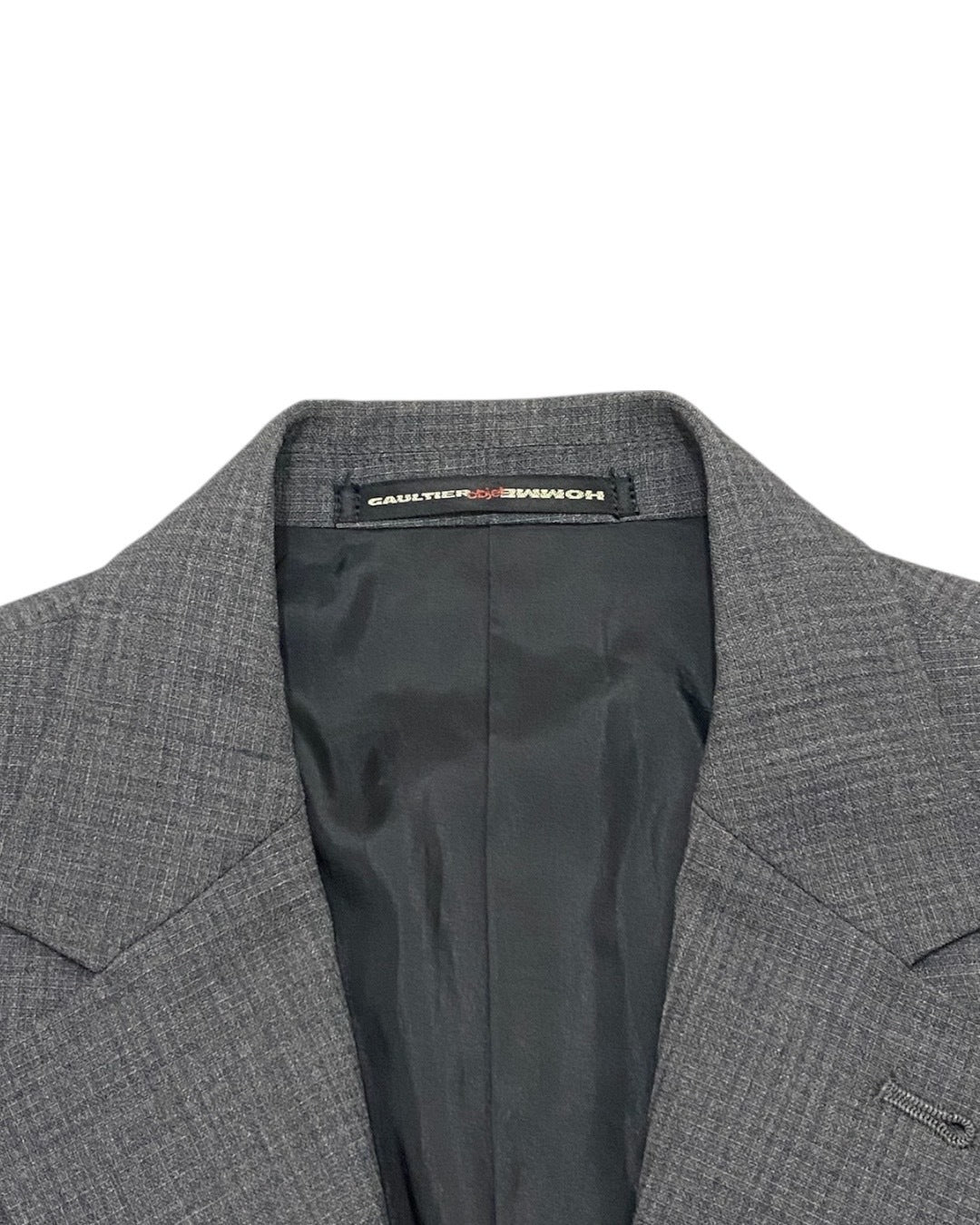 Gaultier Homme Objet Grey 3-Button Blazer