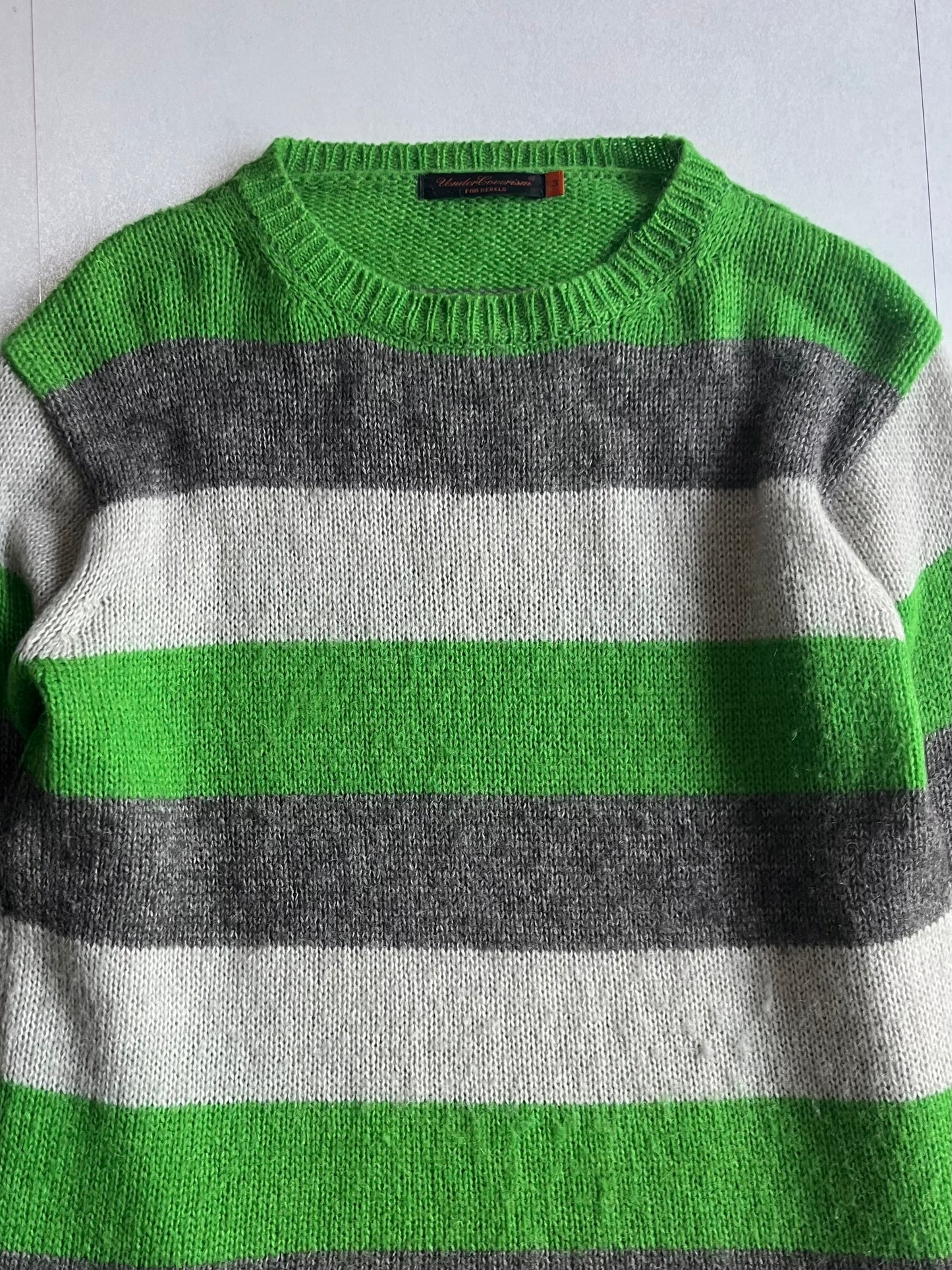 Undercover Striped Knit Mohair Blend Size 3