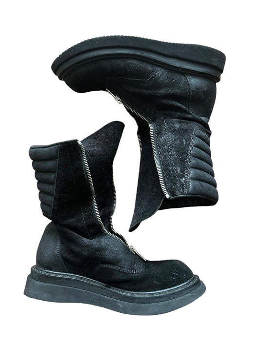 rick owens AW09 Nubuck Leather Mohawk Boots