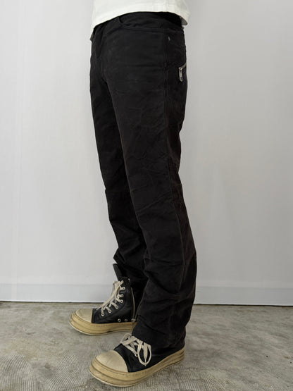 Griffin Black Zip Gimmick Pants Size 28
