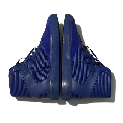 Balenciaga Panelled Leather High Blue Size 41