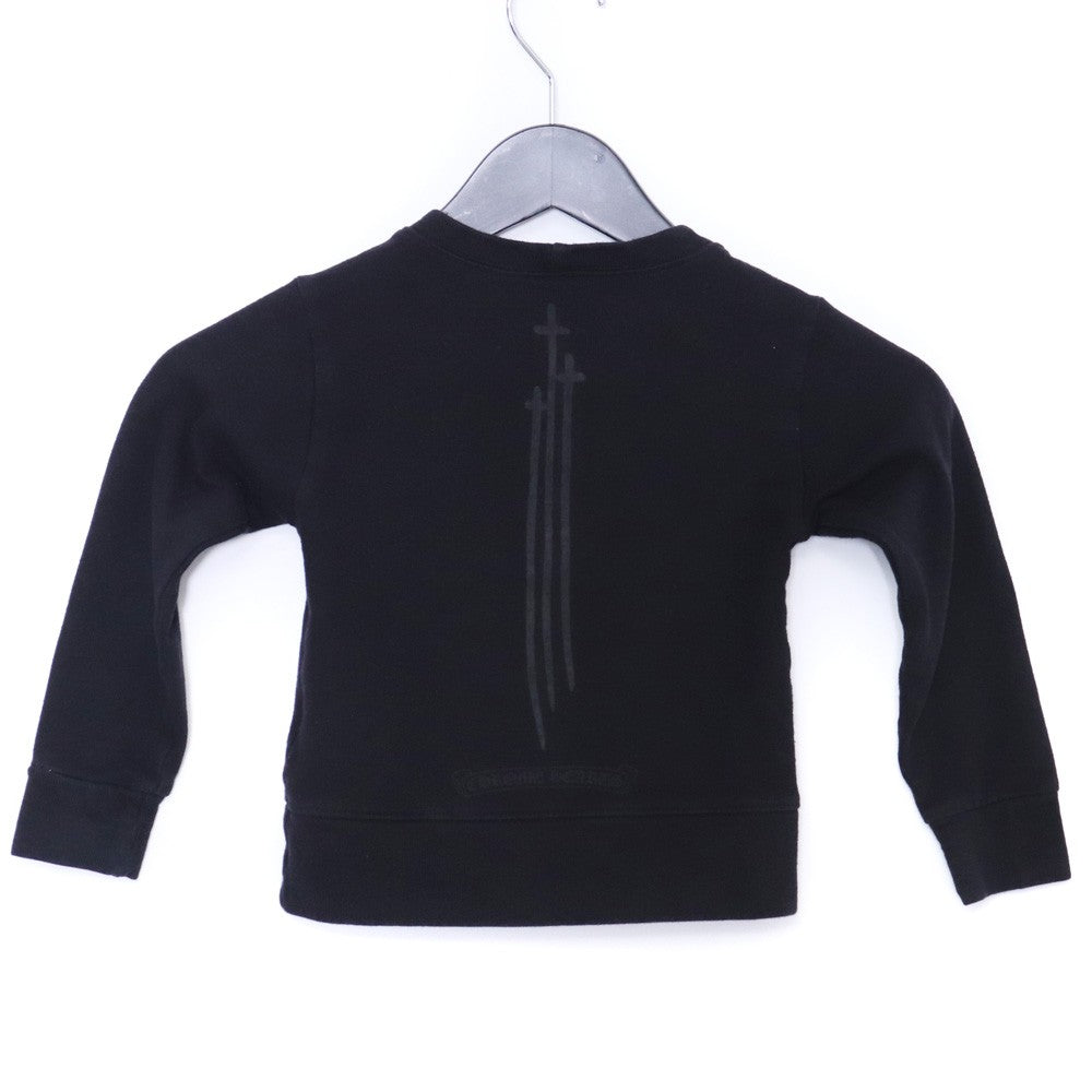 CHROME HEARTS KIDS RS3 Cross Sweatshirt Black Size 2