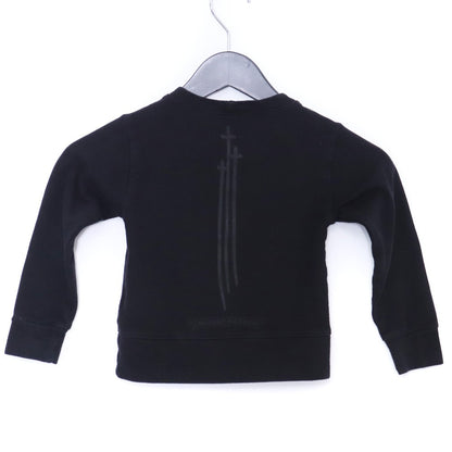 CHROME HEARTS KIDS RS3 Cross Sweatshirt Black Size 2