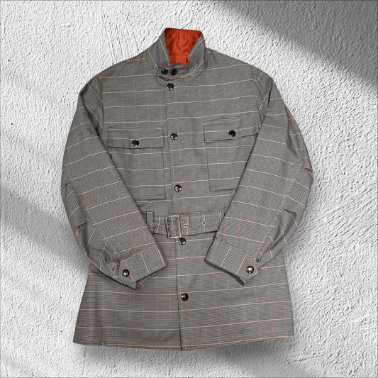 Vintage Hisao Saito Motorcycle Jacket Cotton Nylon Size M