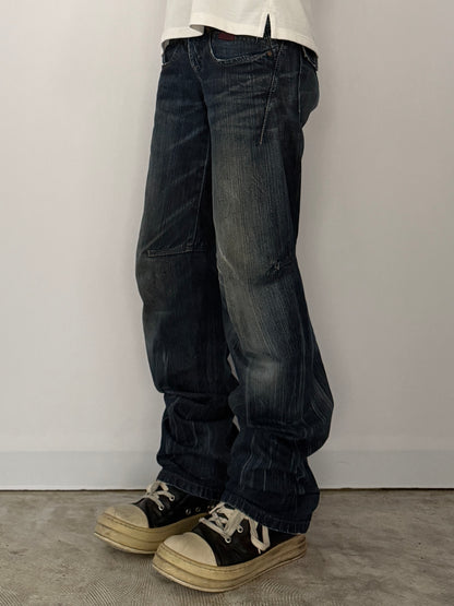 Marithe + Francois Girbaud Blue Gimmick Denim Jeans Size 40