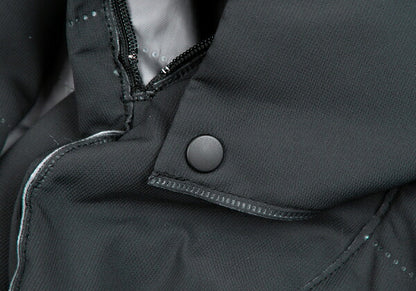 PLEATS PLEASE Ultrasonic Cut Hooded Coat Gray Size 3
