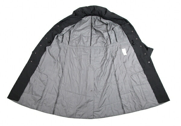 PLEATS PLEASE Ultrasonic Cut Hooded Coat Gray Size 3