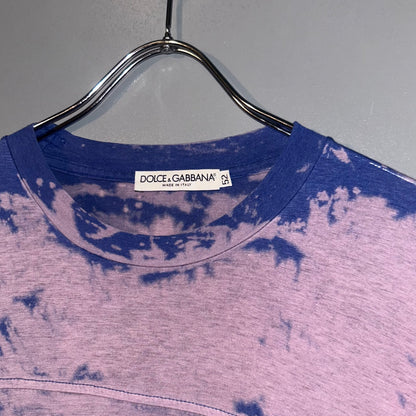 DOLCE&GABBANA Tie Dye T-Shirt Size 52