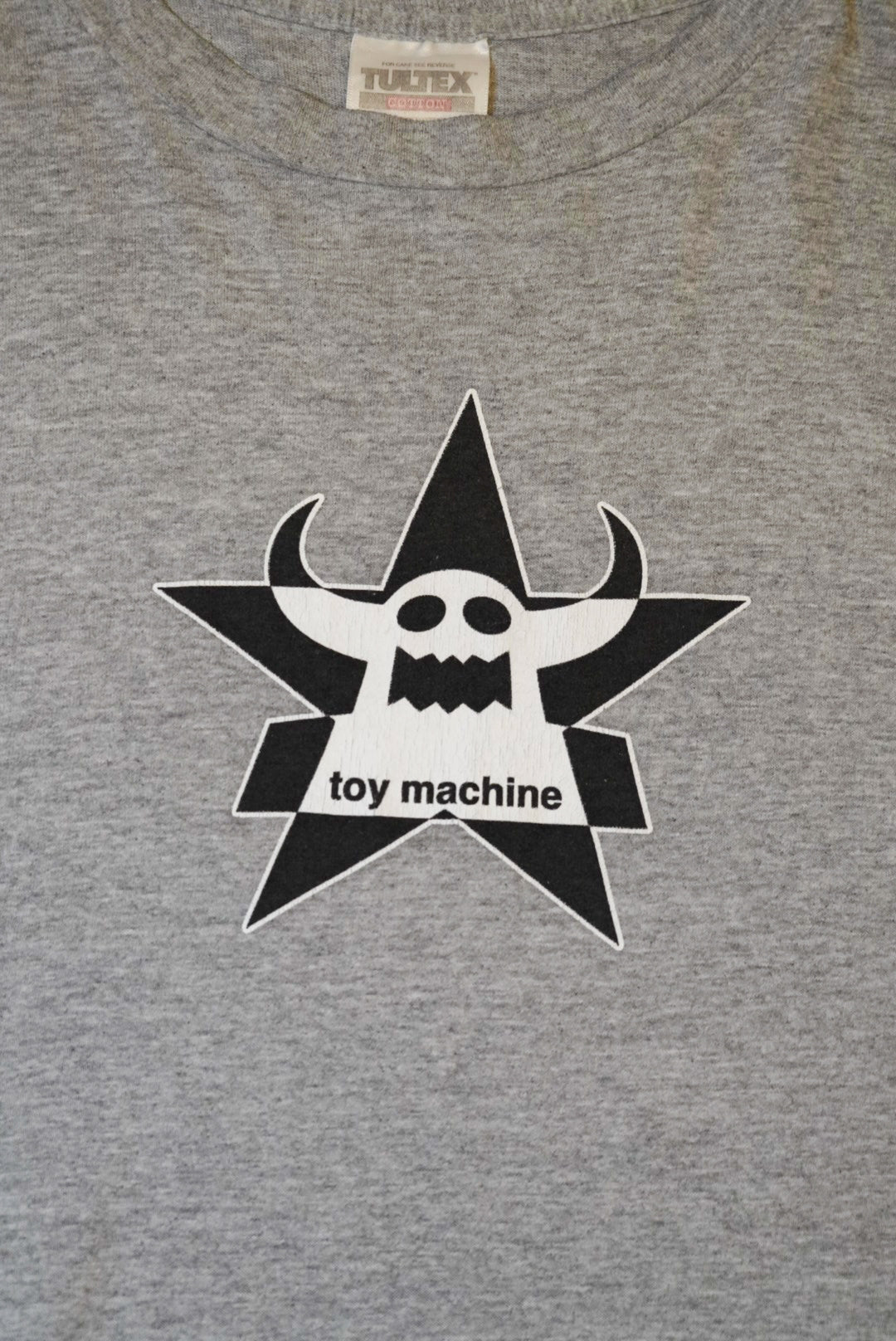 Toy Machine 90s Skate Gray T-Shirt Size XL