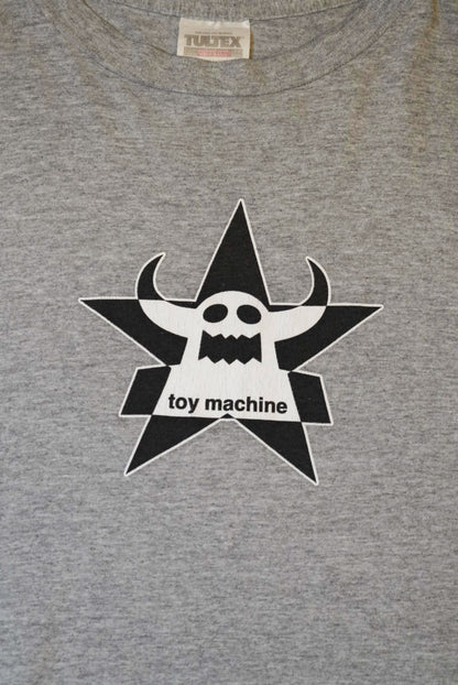 Toy Machine 90s Skate Gray T-Shirt Size XL