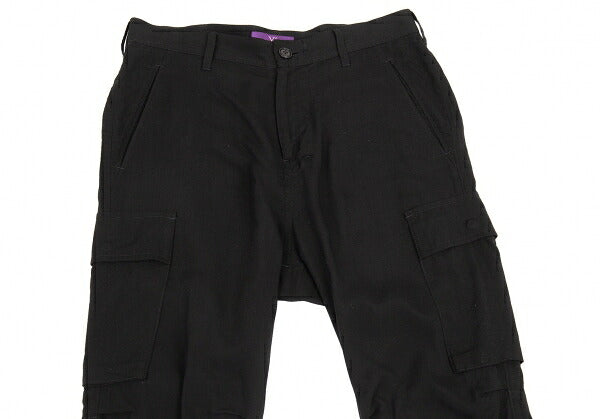 Y's Tencel Cargo Pants Black Size 1
