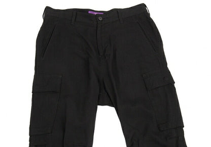 Y's Tencel Cargo Pants Black Size 1