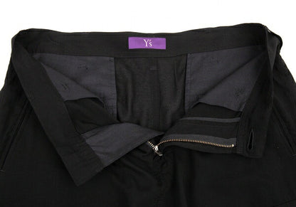 Y's Tencel Cargo Pants Black Size 1