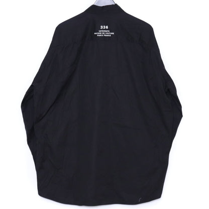 VETEMENTS Haute Couture Oversized Button-Up Black Size L