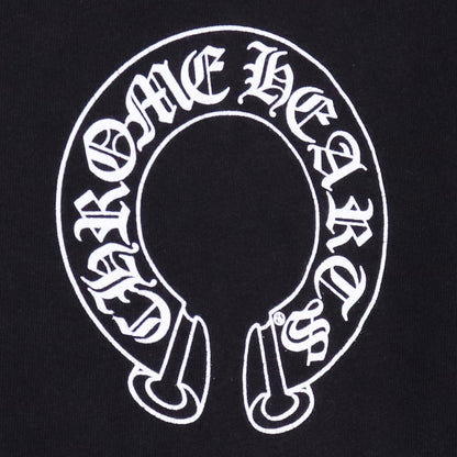 CHROME HEARTS Horseshoe T Bar Logo T-Shirt Black Size M