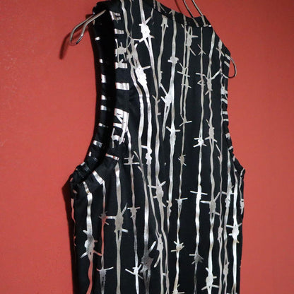 Comme des Garcons 25SS Barbed Wire Print Tank Top Size M